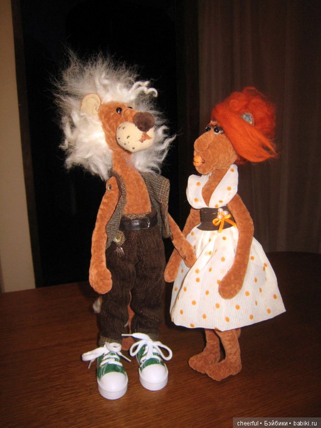 Время львов — Текстильные игрушки и примитивы: кофейные