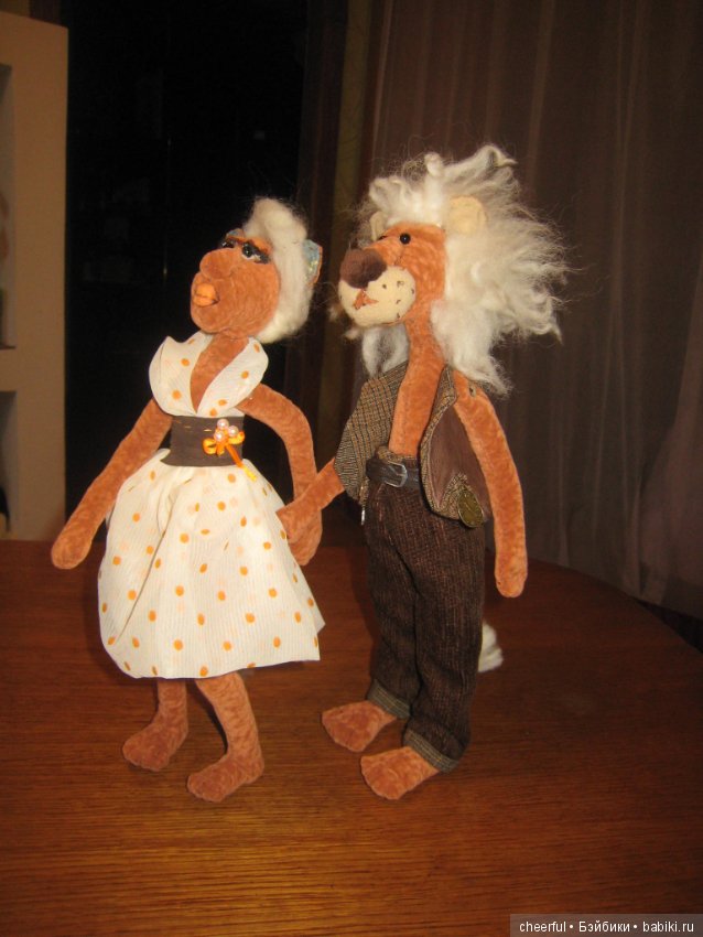 Время львов — Текстильные игрушки и примитивы: кофейные