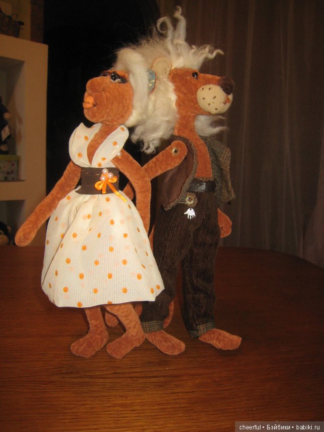 Время львов — Текстильные игрушки и примитивы: кофейные