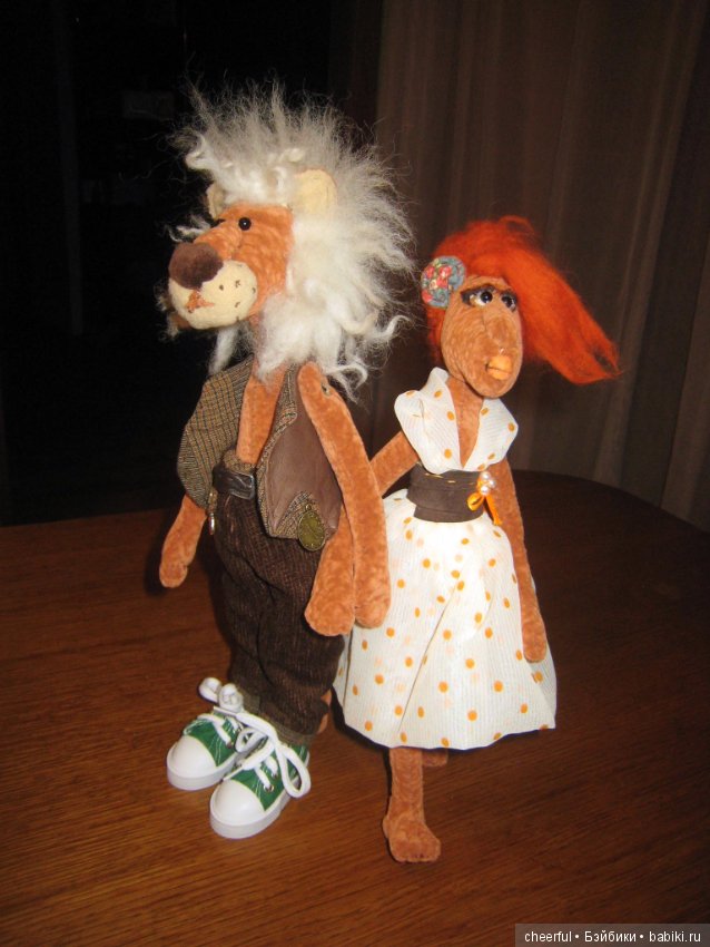 Время львов — Текстильные игрушки и примитивы: кофейные