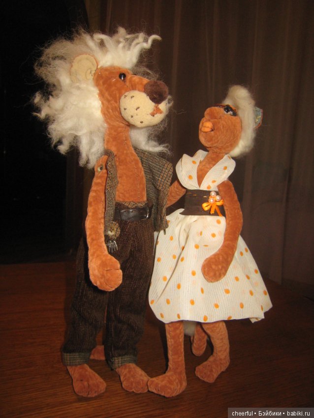 Время львов — Текстильные игрушки и примитивы: кофейные