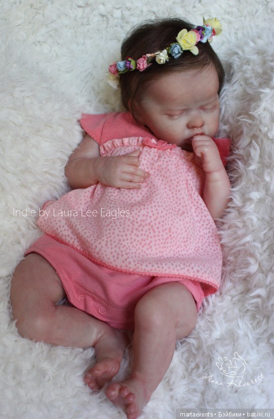 Малышка-реборн Инди, Indie kit by Laura Lee Eagles (фото 10)