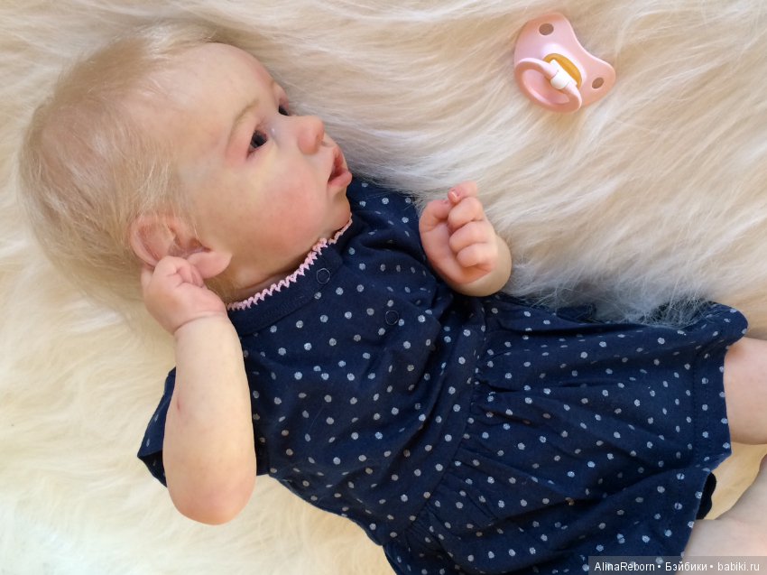 Нежный цветочек Саския — Куклы Реборн (Reborn): работы мастеров