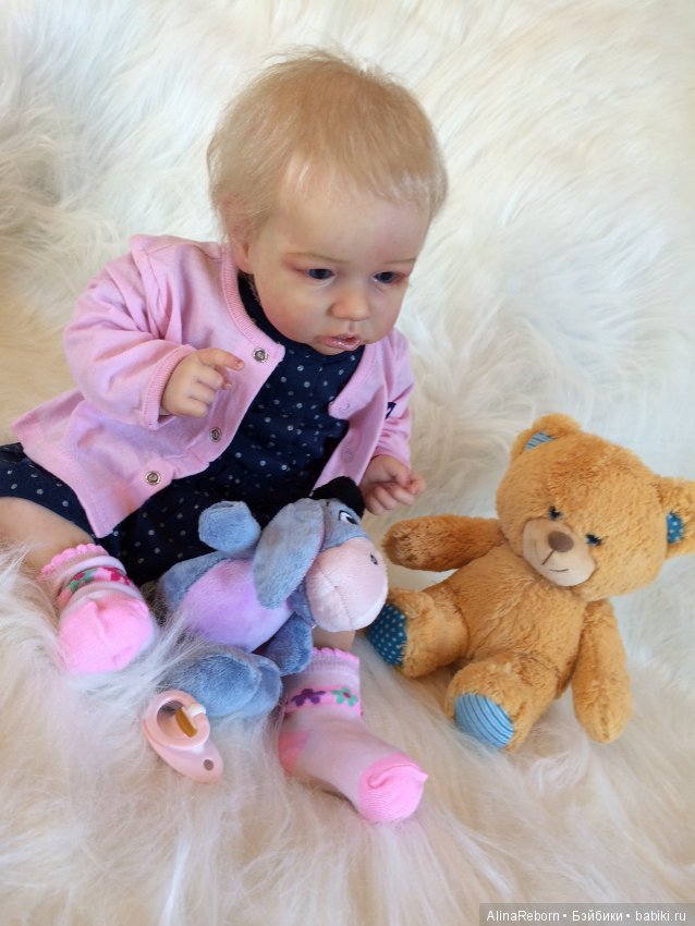 Нежный цветочек Саския — Куклы Реборн (Reborn): работы мастеров