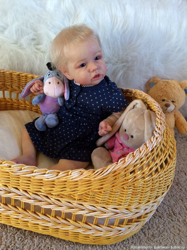 Нежный цветочек Саския — Куклы Реборн (Reborn): работы мастеров