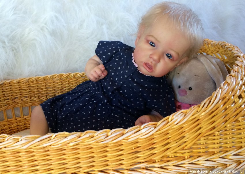 Нежный цветочек Саския — Куклы Реборн (Reborn): работы мастеров