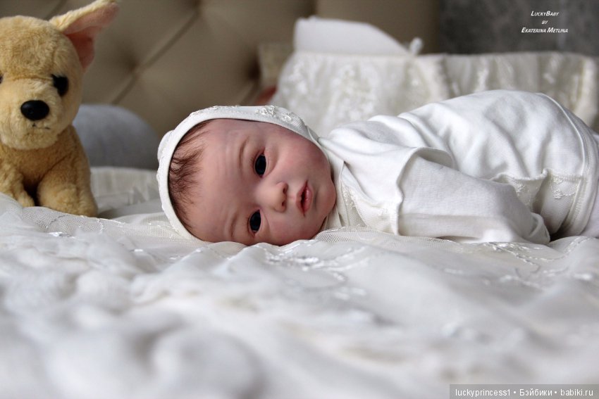 Кнопочка Эви. Кукла реборн из молда Maike by Gudrun Legler (фото 8)