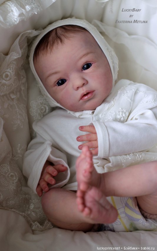 Кнопочка Эви. Кукла реборн из молда Maike by Gudrun Legler (фото 2)