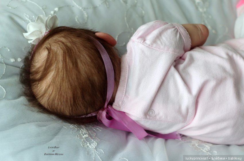 Кнопочка Эви. Кукла реборн из молда Maike by Gudrun Legler