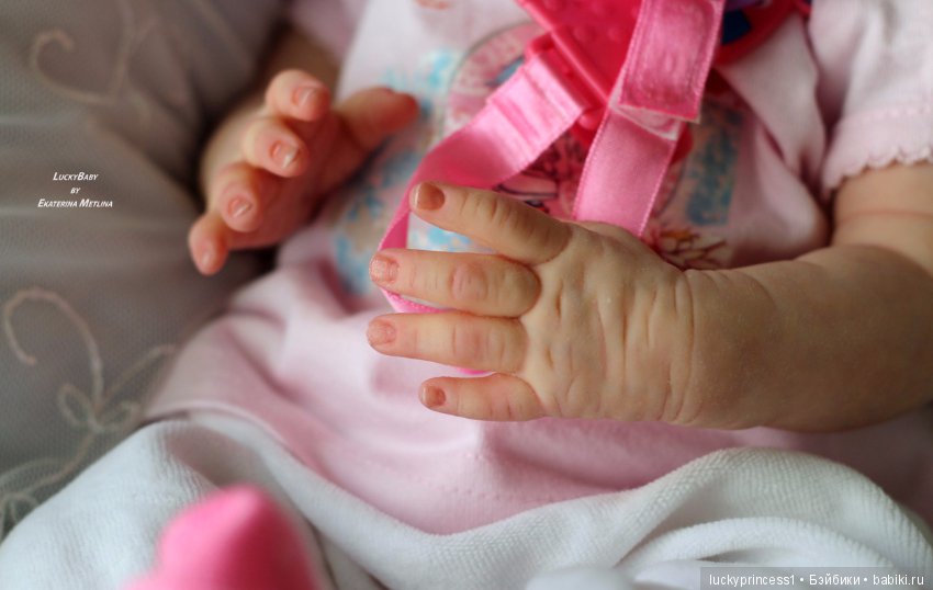 Кнопочка Эви. Кукла реборн из молда Maike by Gudrun Legler