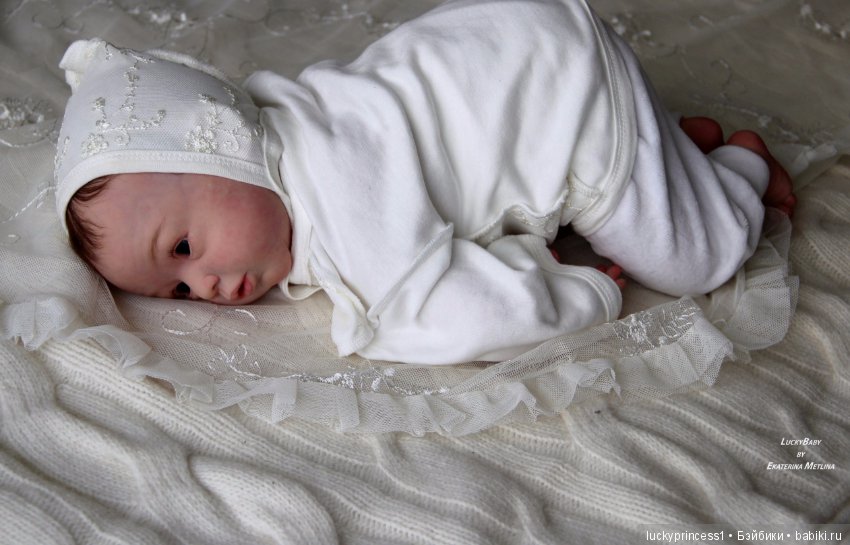 Кнопочка Эви. Кукла реборн из молда Maike by Gudrun Legler (фото 10)