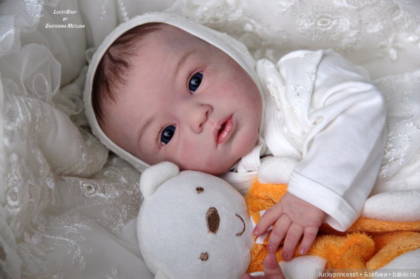 Кнопочка Эви. Кукла реборн из молда Maike by Gudrun Legler (фото 6)