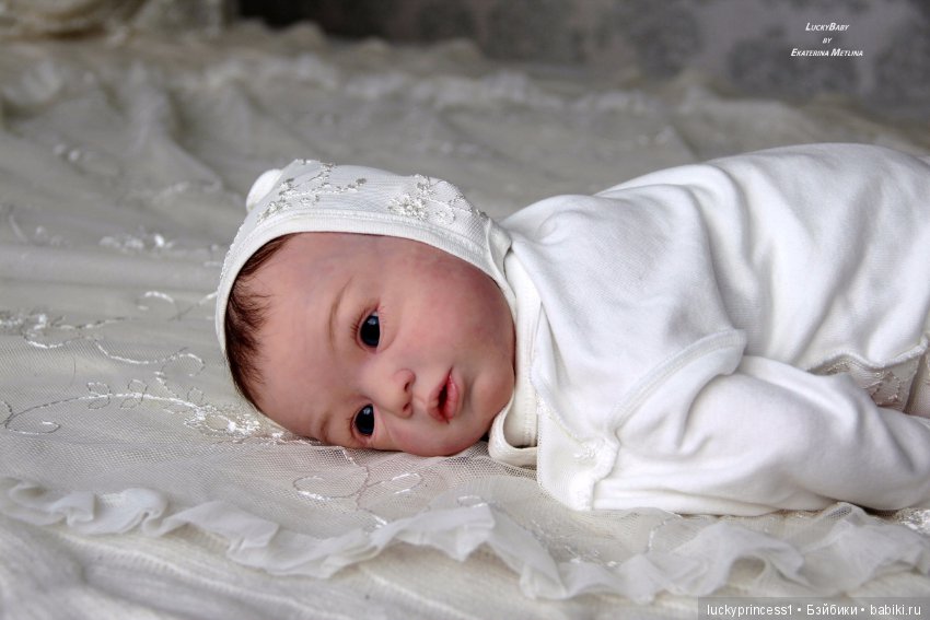 Кнопочка Эви. Кукла реборн из молда Maike by Gudrun Legler (фото 9)