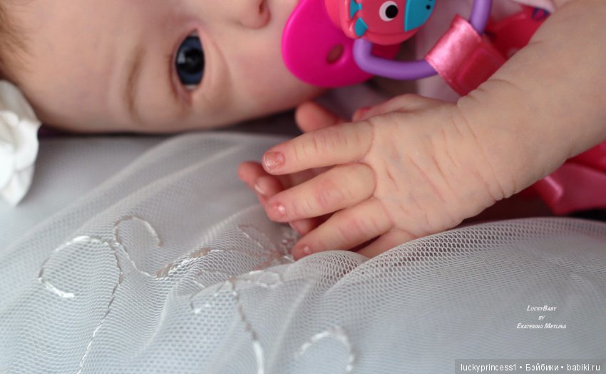 Кнопочка Эви. Кукла реборн из молда Maike by Gudrun Legler