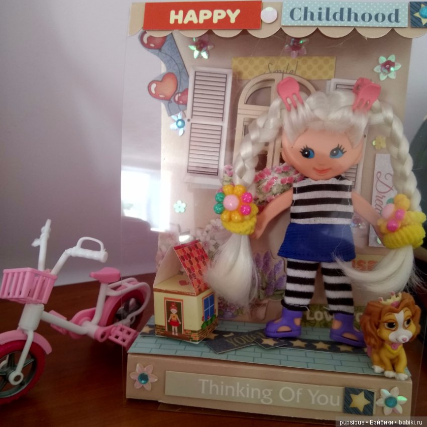 Винтажная плоская кукла Флетси ( Flatsy) компании Идеал