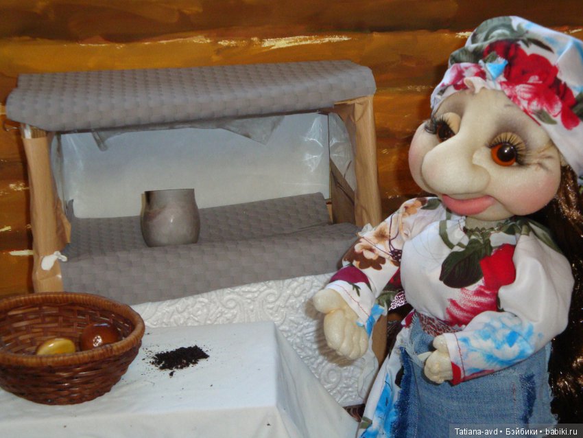Авторские куклы. Три сестры Бабки Ёжки (фото 4)