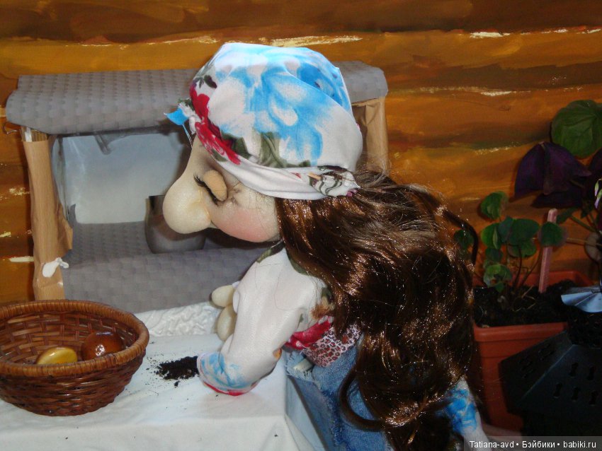 Авторские куклы. Три сестры Бабки Ёжки (фото 3)