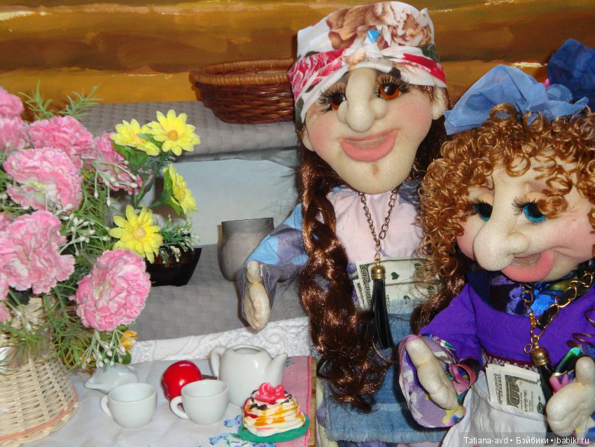 Авторские куклы. Три сестры Бабки Ёжки (фото 8)