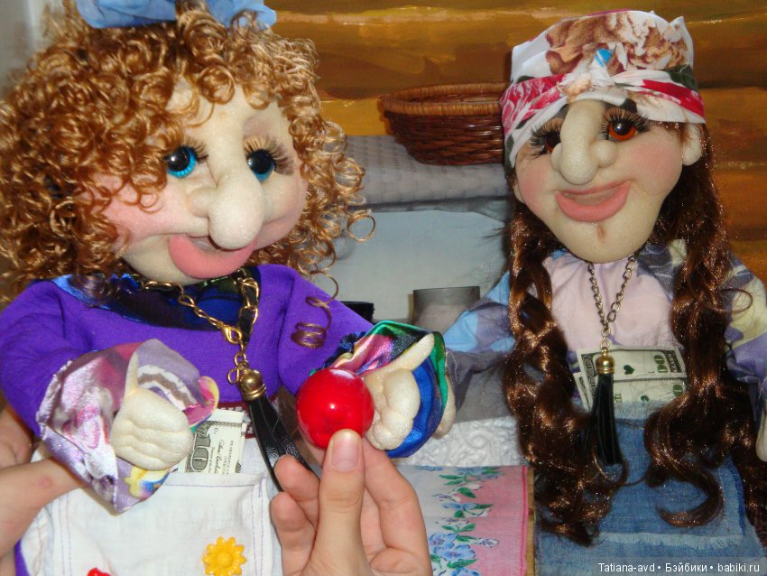 Авторские куклы. Три сестры Бабки Ёжки (фото 6)