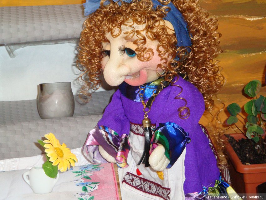 Авторские куклы. Три сестры Бабки Ёжки (фото 2)