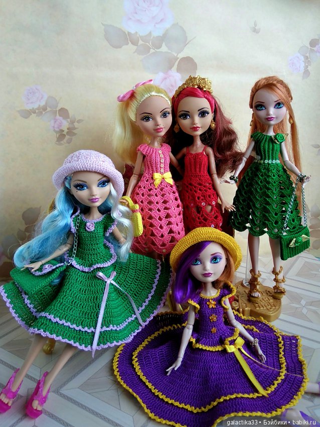 Мои вязалочки для Эверяшек. часть 2, продолжение