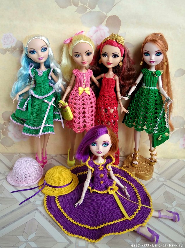 Мои вязалочки для Эверяшек. часть 2, продолжение