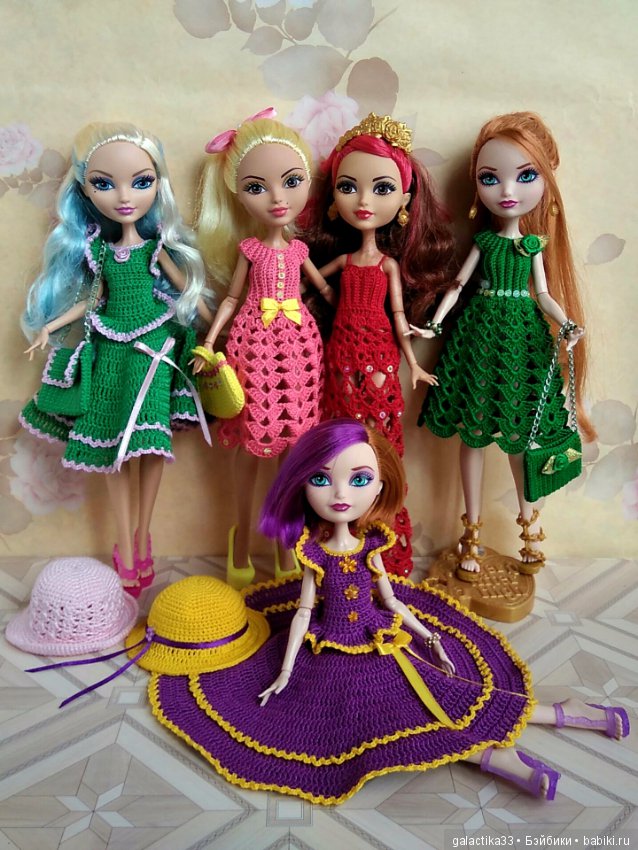 Мои вязалочки для Эверяшек. часть 2, продолжение