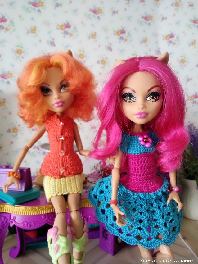 Мои вязалочки для кукол Монстер Хай
