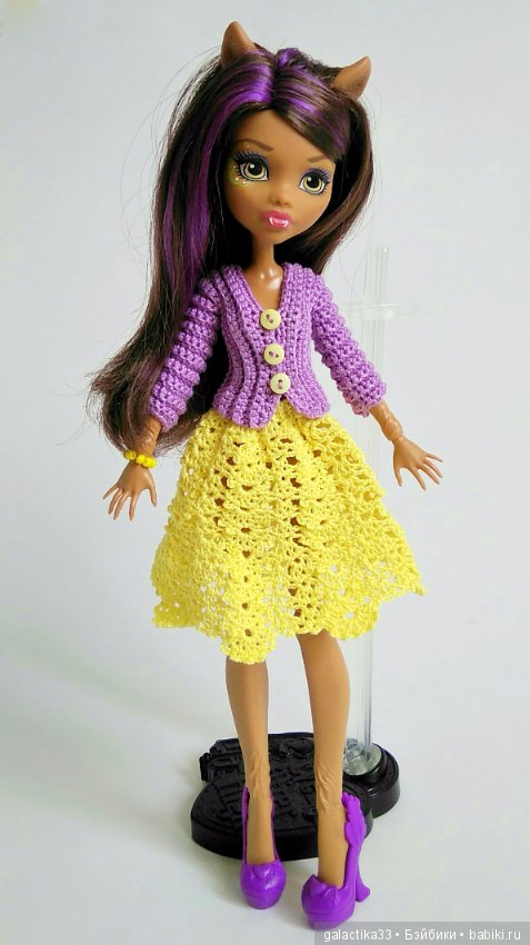 Мои вязалочки для кукол Монстер Хай