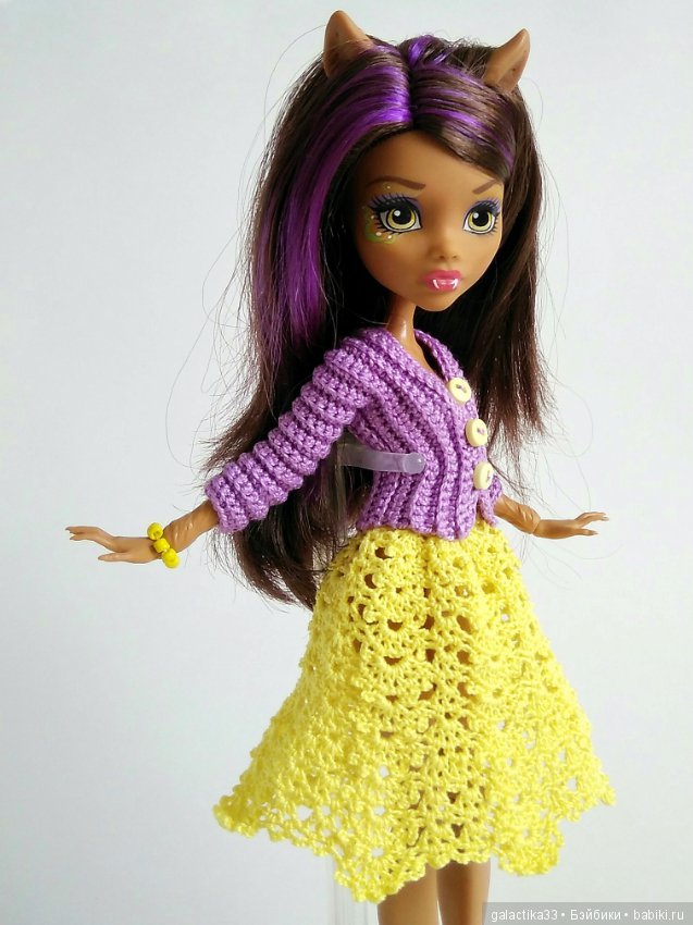 Мои вязалочки для кукол Монстер Хай