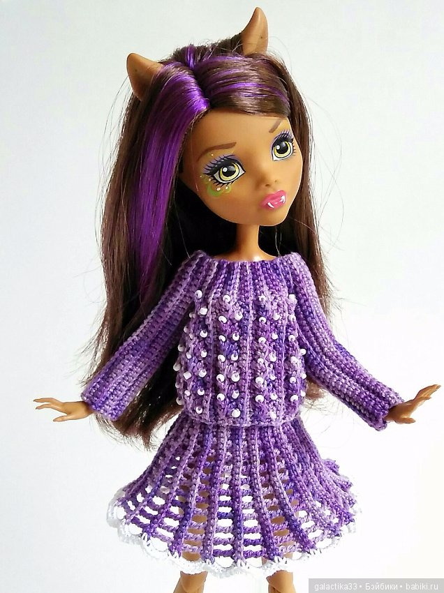 Мои вязалочки для кукол Монстер Хай