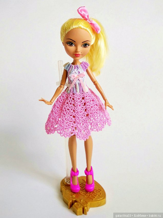 Наряды для Эвер Афтер Хай, вязаные крючком. Часть 1