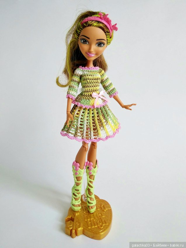 Наряды для Эвер Афтер Хай, вязаные крючком. Часть 1