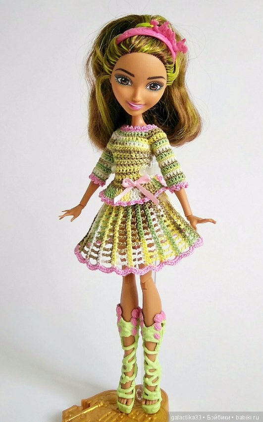 Наряды для Эвер Афтер Хай, вязаные крючком. Часть 1