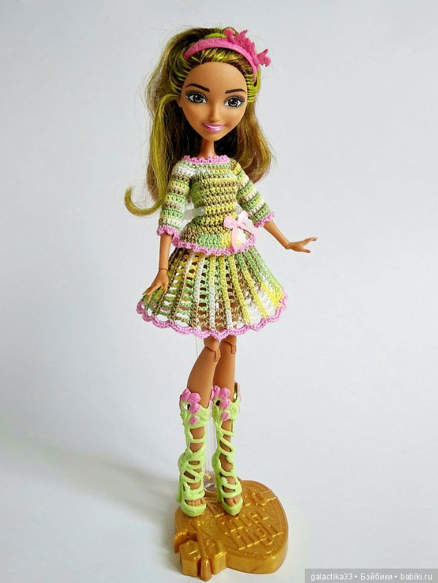 Наряды для Эвер Афтер Хай, вязаные крючком. Часть 1
