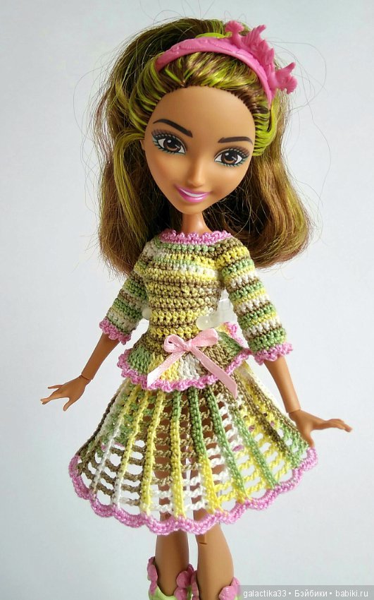 Наряды для Эвер Афтер Хай, вязаные крючком. Часть 1