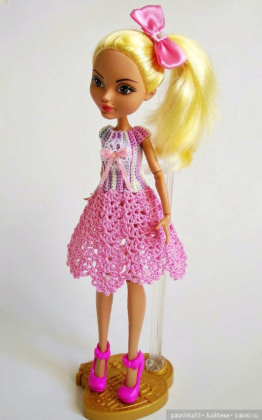 Наряды для Эвер Афтер Хай, вязаные крючком. Часть 1
