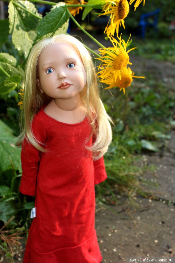 Три сестрички в саду . Коллекционные куклы ZWERGNASE
