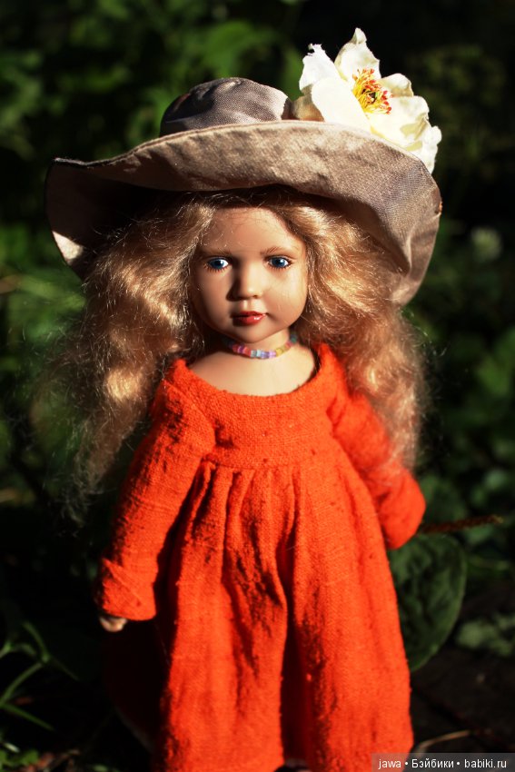 Три сестрички в саду . Коллекционные куклы ZWERGNASE
