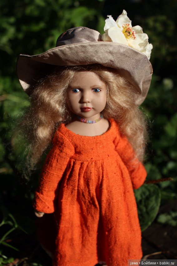 Три сестрички в саду . Коллекционные куклы ZWERGNASE