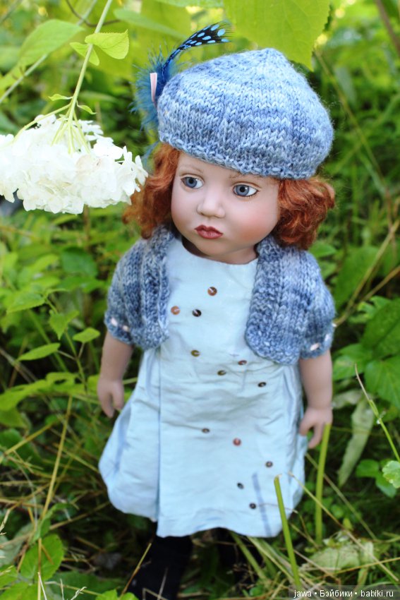 Три сестрички в саду . Коллекционные куклы ZWERGNASE