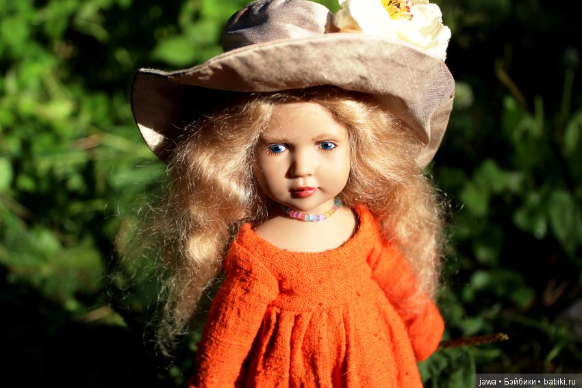 Три сестрички в саду . Коллекционные куклы ZWERGNASE