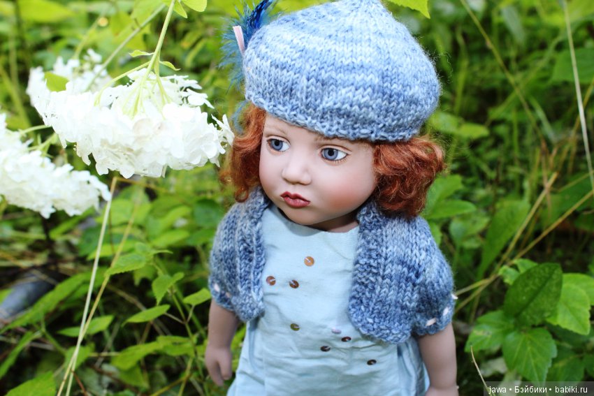 Три сестрички в саду . Коллекционные куклы ZWERGNASE