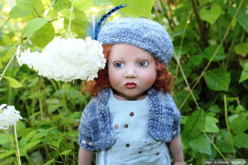 Три сестрички в саду . Коллекционные куклы ZWERGNASE