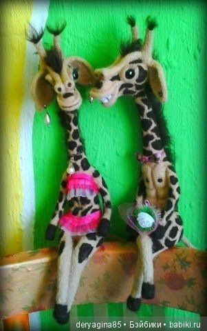 Мои шерстянные зверюшки — Валяные игрушки из шерсти: сухое валяние (фото 9)