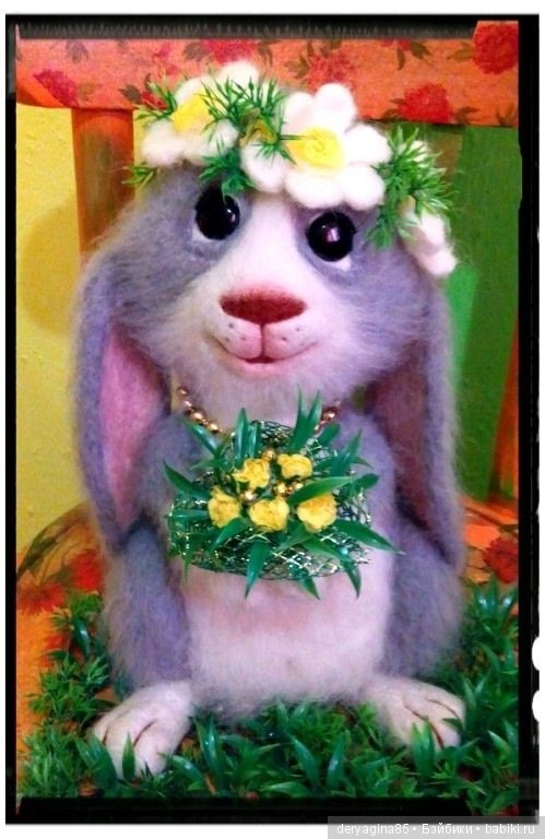 Мои шерстянные зверюшки — Валяные игрушки из шерсти: сухое валяние (фото 6)