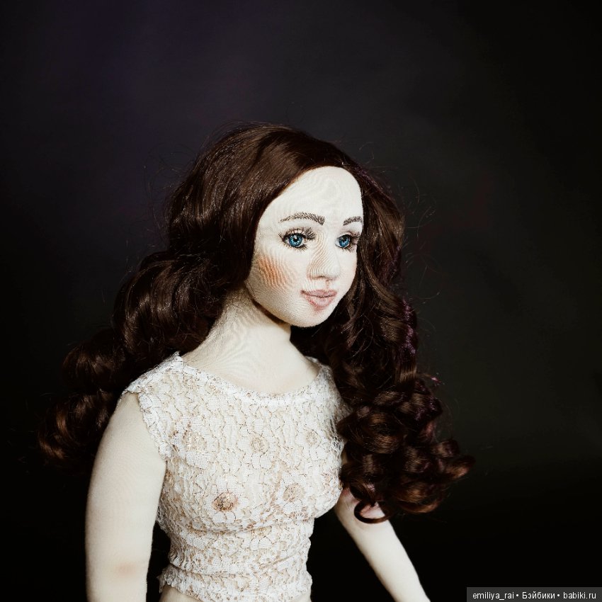 Камила Нежность созданная из текстиля (фото 5)