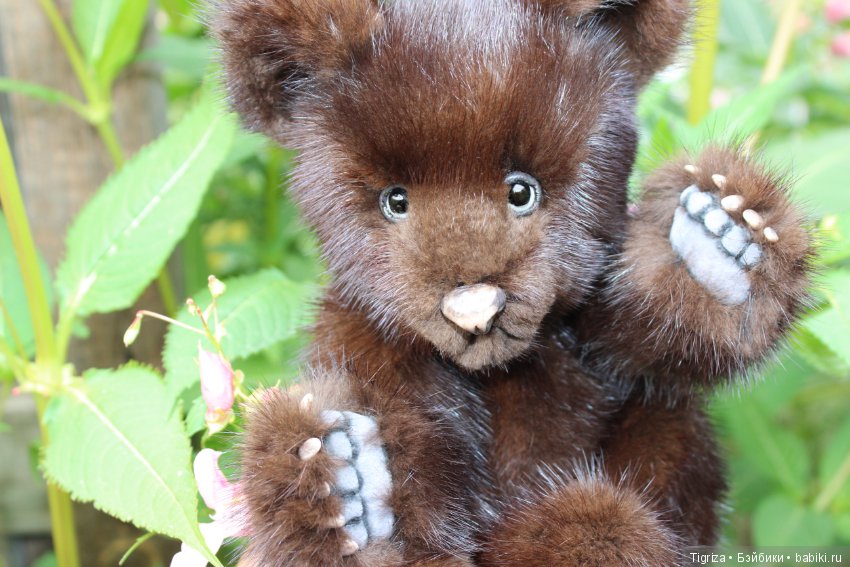 Потапка на прогулке — Авторские мишки Тедди и друзья: фото (фото 10)