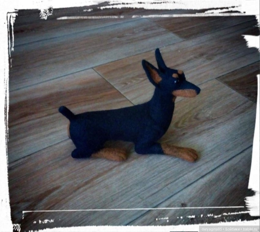 Доберман в процеесе,скоро будет готов