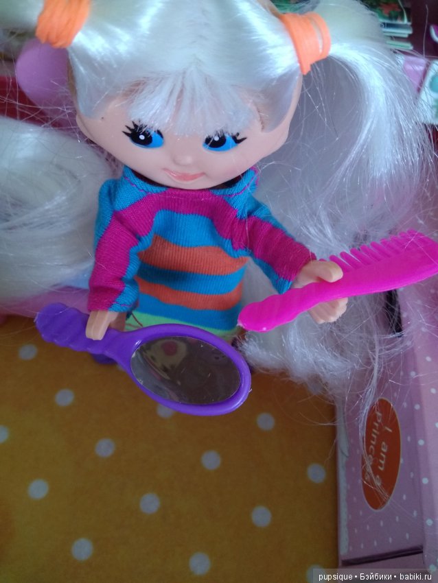 Что делает Венди когда просыпается, плоская гибкая винтажная кукла Flatsy (фото 10)